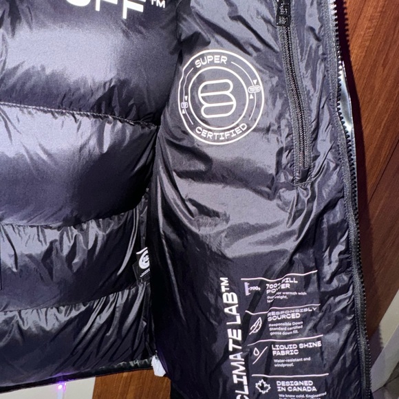 Aritzia Black Bomber Jacket - Picture 3 of 5